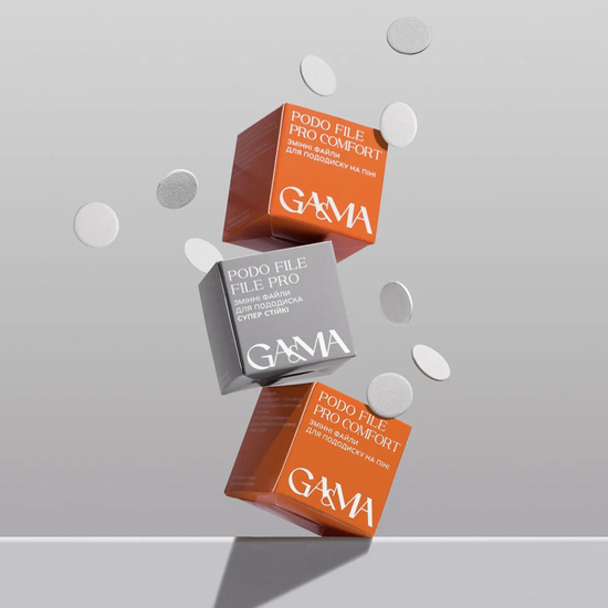 Змінні файли для пододиску супер стійкі GA&MA + Podo file - File PRO 400 гріт 50 шт, Кількість: 50 шт, Абразивність: 4002