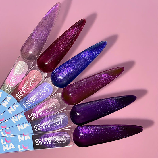 Гель-лак LUNA Color Cat Eye №257 13 мл, Колір: 2575