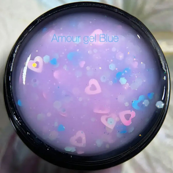 Гель для наращивания DANNY Amour gel blue 15 мл, Цвет: Blue2