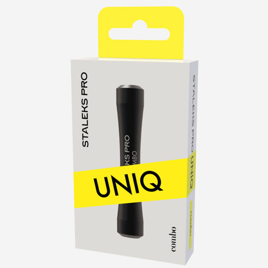 Ручка лопатки чорна Staleks Combo UNIQ 10b для змінних робочих частин, Розмір: UNIQ 10b7