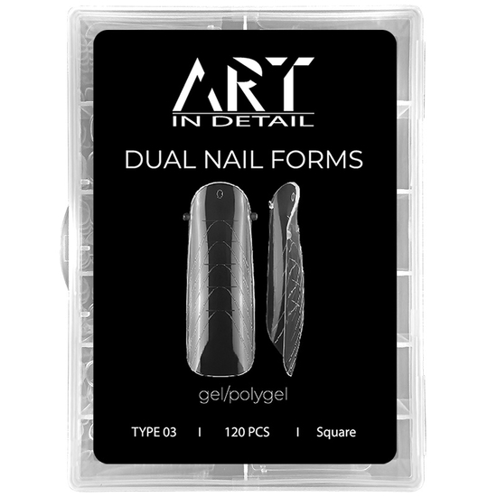 Багаторазові верхні форми ART Dual Nail Forms, Type 03, Розмір: 03