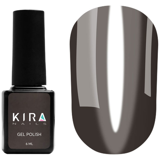 Гель-лак Kira Nails Vitrage №V18 (черный, витражный), 6 мл, Цвет: 18
