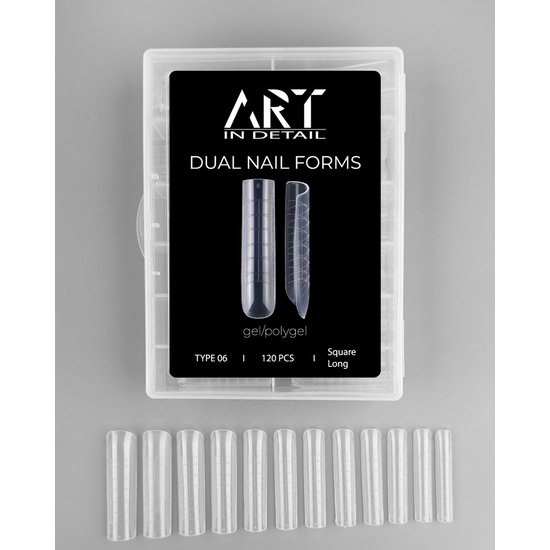 Багаторазові верхні форми ART Dual Nail Forms, Type 06, Розмір: 063