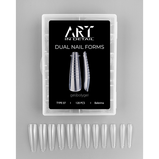 Многоразовые верхние формы ART Dual Nail Forms, Type 07, Размер: 073