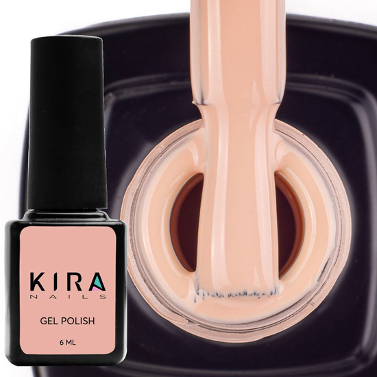 Гель-лак Kira Nails №010 (светлый персиковый, эмаль), 6 мл2