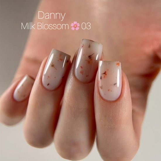 Гель із сухоцвітами DANNY Milk Blossom Gel №02 15 мл, Колір: 026