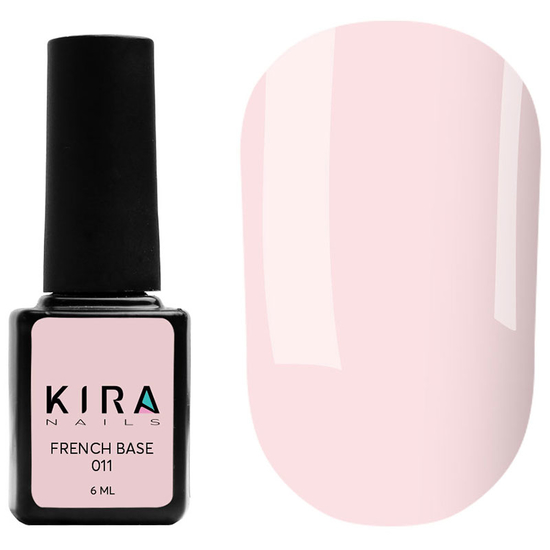 Kira Nails French Base 011 6 мл, Об`єм: 6 мл, Колір: 011