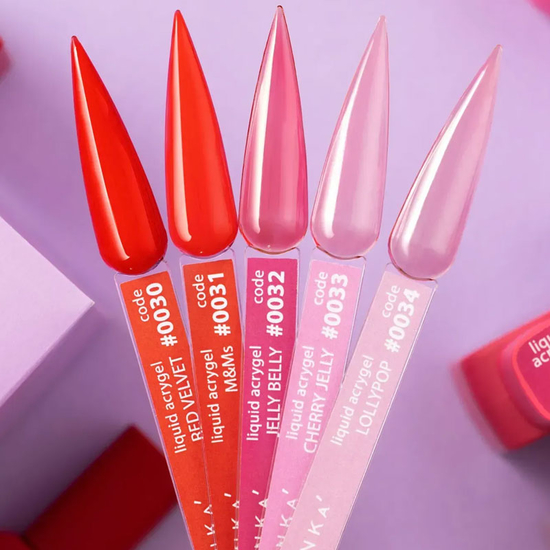 Гель для ногтей DNKa Liquid Acrygel 0033 Cherry Jelly 12 мл, Объем: 12 мл, Цвет: 00332