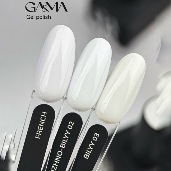 Гель-лак GaMa Gel Polish Basic collection French Базовая коллекция Френч 10 мл, Цвет: Френч3