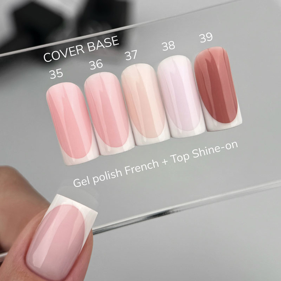Гель-лак GaMa Gel Polish Basic collection French Базовая коллекция Френч 10 мл, Цвет: Френч5