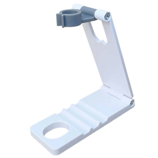 Підставка для LED+UV ліхтарика для сушіння гель лаку пластикова з силіконовим тримачем