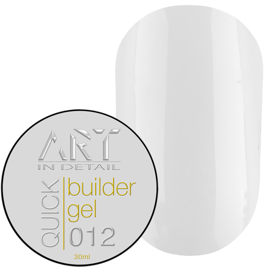 Гель для нарощування ART QUICK Builder Gel №012 French White, 30 мл, Об`єм: 30 мл
, Колір: 012