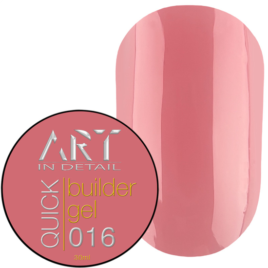 Гель для нарощування ART QUICK Builder Gel №016, 30 мл, Об`єм: 30 мл
, Колір: 016