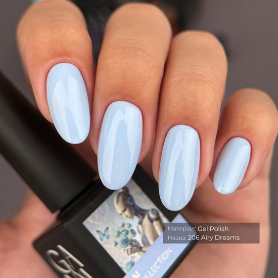 Гель-лак GA&MA AI collection 206 Airy Dreams/ШІ кол. 206 Ейри Дримс 10мл, Цвет: 2062