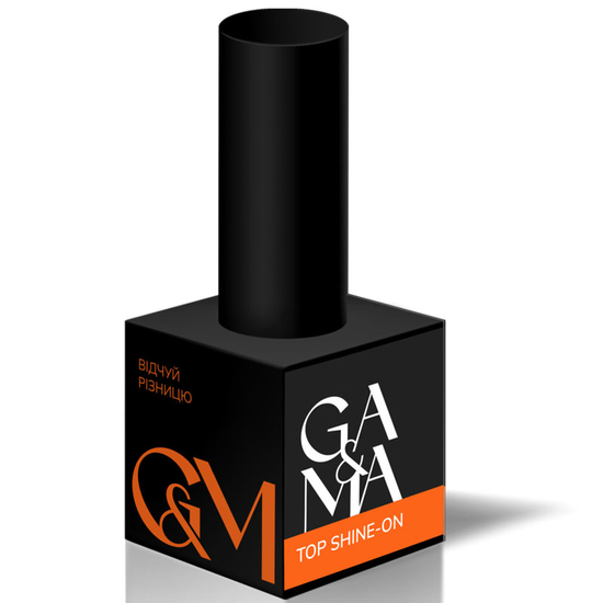 Топ для гель-лака без ЛС с УФ фильтром GA&MA Топ Shine-On 15 мл, Объем: -15 мл