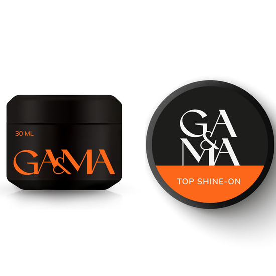 Топ для гель-лаку без ЛС с УФ фильтром GA&MA Топ Shine-On 30 мл, Объем: -30 мл