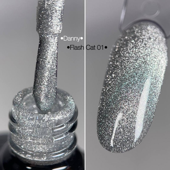 Гель-лак DANNY FLASH CAT EYE №01 8 мл, Цвет: 12