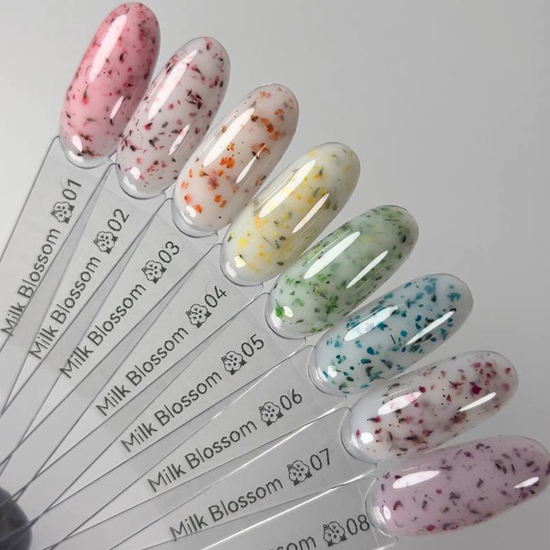 Гель із сухоцвітами DANNY Milk Blossom Gel №08 15 мл, Колір: 087