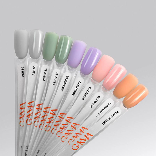 Гель для зміцнення та нарощування GA&MA Simple Gel №053 Sunset 15 мл, Об`єм: 15 мл, Колір: 0533