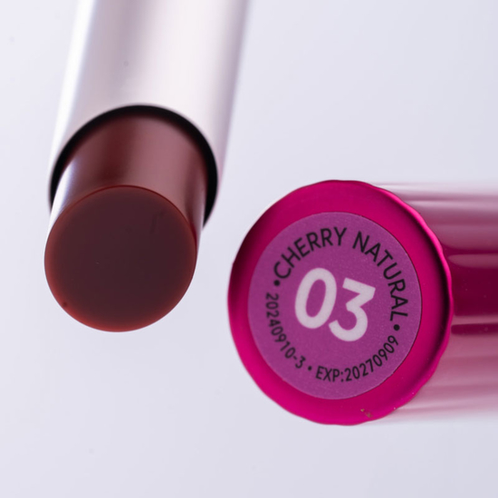 Відтінковий бальзам для губ ZOLA Lip Tint Balm 03 Cherry Natural, Колір: 033