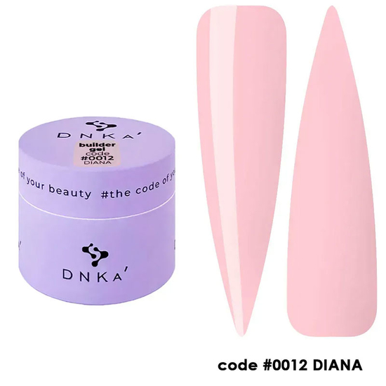 Гель для наращивания DNKa Builder Gel №0012 Diana 15 мл, Объем: 15 мл, Цвет: 0012