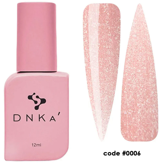 Гель для нігтів DNKa Liquid Acrygel 0006 Shine Peach 12 мл, Об`єм: 12 мл, Колір: 0006