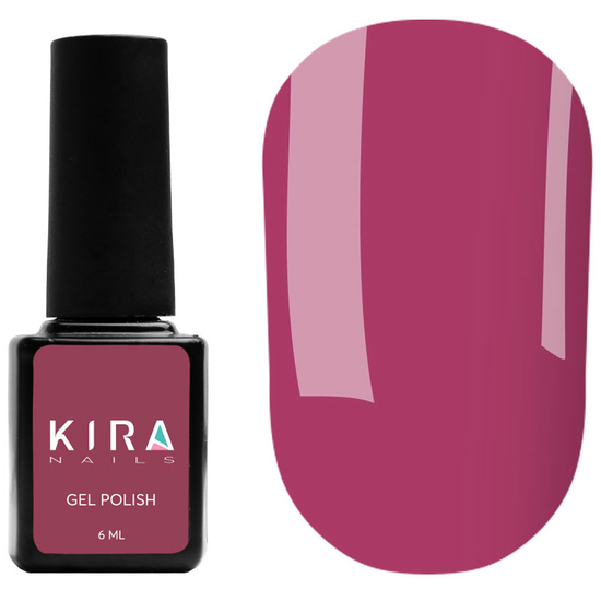 Гель-лак Kira Nails №069 (винно-пурпурный, эмаль), 6 мл