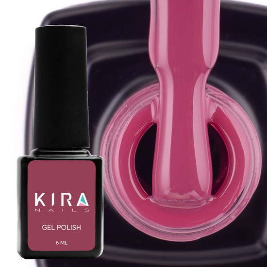 Гель-лак Kira Nails №069 (винно-пурпурный, эмаль), 6 мл2