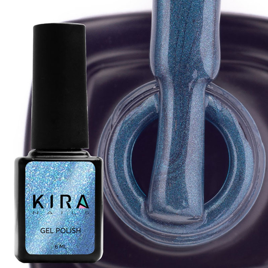 Гель-лак Kira Nails Cat Eye №007, 6 мл, Колір: 007, Вид: Кольоровий гель-лак, Колір: Синій2
