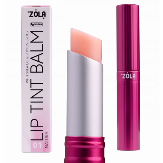 Відтінковий бальзам для губ ZOLA Lip Tint Balm 01 Natural, Колір: 01