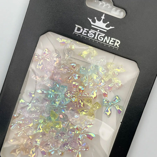 Набор объемного 3D декора Designer Бантики аврора - В1 50 шт/уп., Цвет: В12