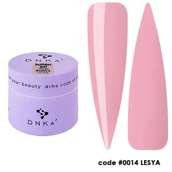 Гель для нарощування DNKa Builder Gel №0014 Lesya 15 мл, Об`єм: 15 мл, Колір: 0014