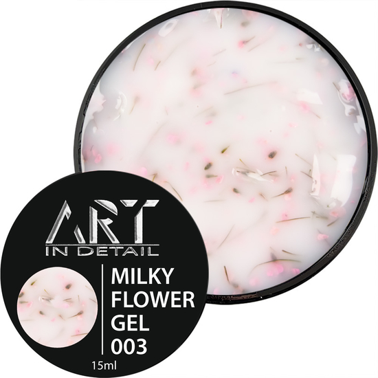 ART Builder Gel Milky Flower №003, 15 мл, Цвет: 003
