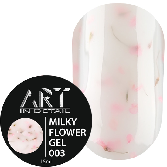 ART Builder Gel Milky Flower №003, 15 мл, Цвет: 0032