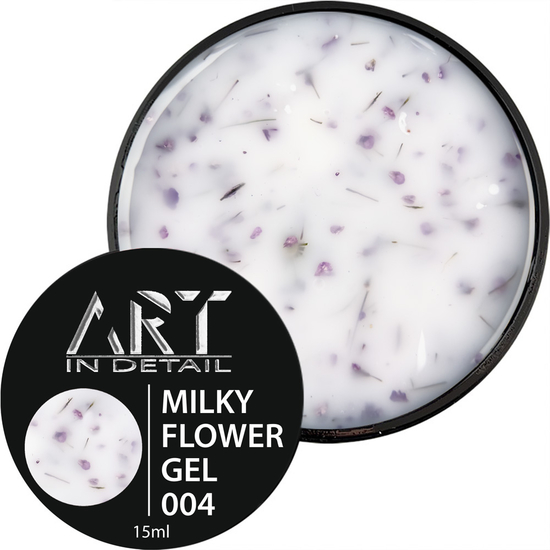 ART Builder Gel Milky Flower №004, 15 мл, Цвет: 004