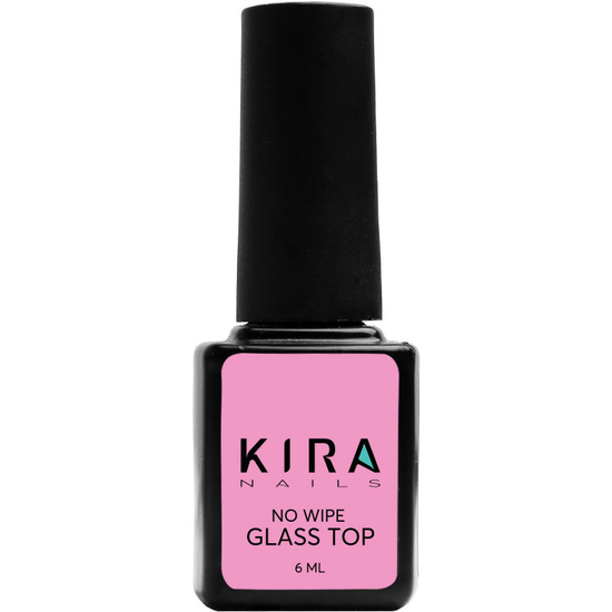 Закріплювач для гель-лаку БЕЗ липкого шару Kira Nails No Wipe Top Coat 6 мл, Об`єм: 6 мл
