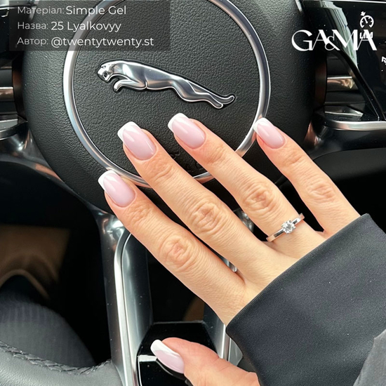 Гель для зміцнення та нарощування GaMa Simple Gel №025 50 мл, Объем: 50 мл, Цвет: 0253