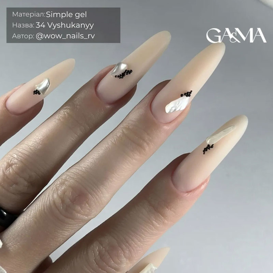 Гель для укрепления и наращивания GaMa Simple Gel №034 50 мл, Объем: 50 мл, Цвет: 0342