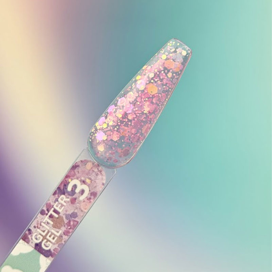 Блискітки для нігтів You Are Cute Glitter Gel №3 5 мл, Колір: 33