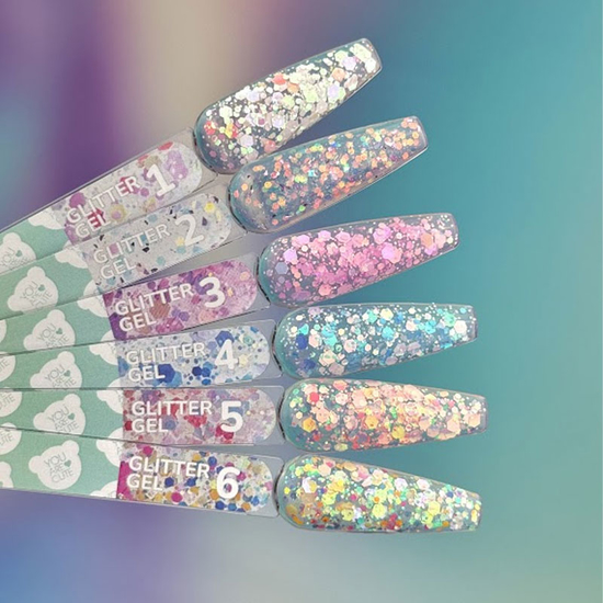 Блискітки для нігтів You Are Cute Glitter Gel №3 5 мл, Колір: 34