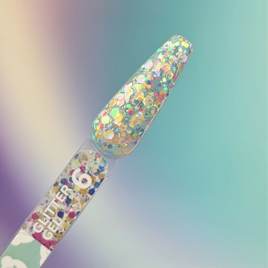 Блискітки для нігтів You Are Cute Glitter Gel №6 5 мл, Колір: 63