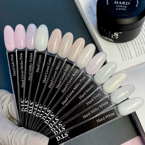 Гель для наращивания DIS Nails Hard Smoky, 28 г, Цвет: Smoky2