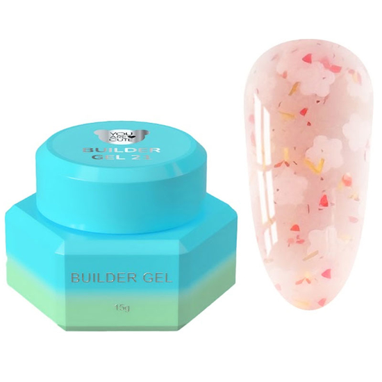 Гель для нарощування You Are Cute Builder Gel №21 15 мл, Об`єм: 15 мл
, Колір: 21