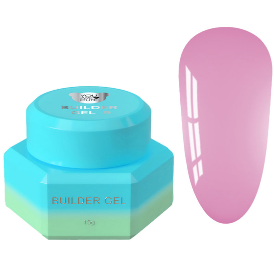 Гель для нарощування You Are Cute Builder Gel №9 15 мл, Об`єм: 15 мл
, Колір: 9
