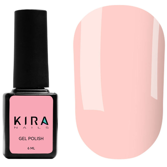 Гель-лак Kira Nails №002 (нежно-розовый, эмаль), 6 мл
