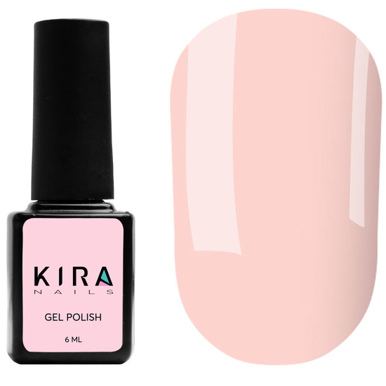 Гель-лак Kira Nails №011 (бледный розовый, эмаль), 6 мл