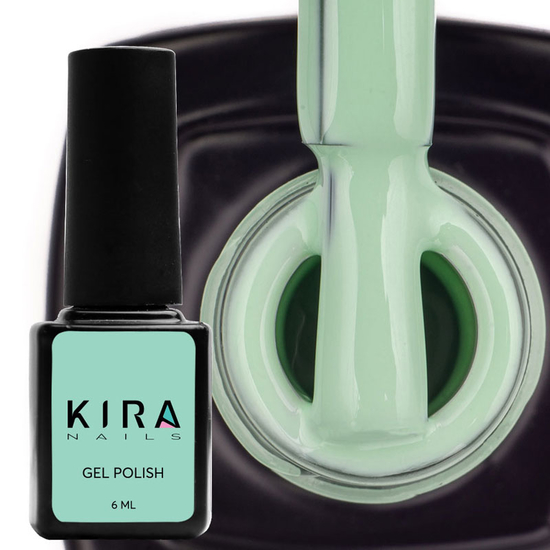 Гель-лак Kira Nails №025 (блідий салатовий, емаль), 6 мл3