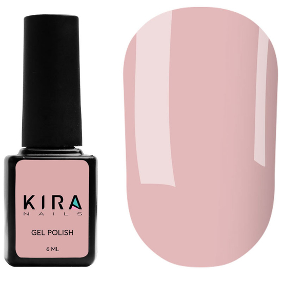 Гель-лак Kira Nails №046 (светлый бежево-розовый, эмаль), 6 мл