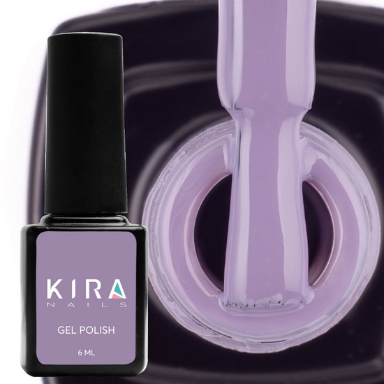 Гель-лак Kira Nails №085 (лилово-серый, эмаль), 6 мл2
