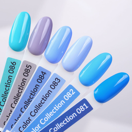 Гель-лак Kira Nails №086 (зеленовато-бирюзовый, эмаль), 6 мл4